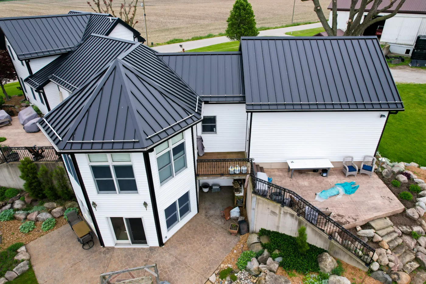 Soffit and fascia work in Bargersville